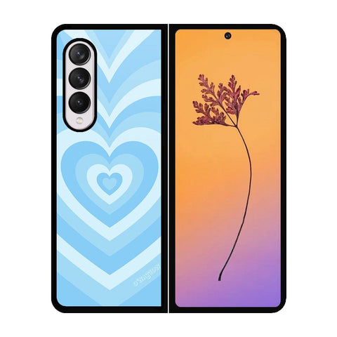 Samsung Galaxy Z Fold 4 5G Cover - O'Nation Heartbeat Series - HQ Premium Shine Durable Shatterproof Case - Soft Silicon Borders