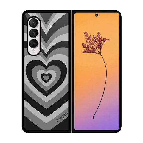 Samsung Galaxy Z Fold 4 5G Cover - O'Nation Heartbeat Series - HQ Premium Shine Durable Shatterproof Case - Soft Silicon Borders