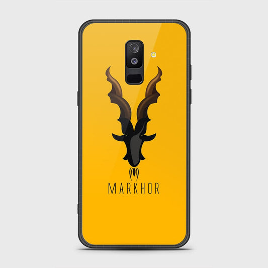 Samsung Galaxy A6 Plus 2018 Cover- Markhor Series - HQ Ultra Shine Premium Infinity Glass Soft Silicon Borders Case