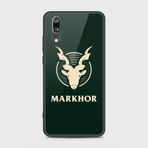 Huawei P20 Cover - Markhor Series - HQ Ultra Shine Premium Infinity Glass Soft Silicon Borders Case