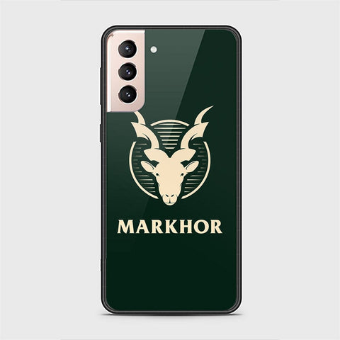 Samsung Galaxy S21 5G Cover - Markhor Series - HQ Ultra Shine Premium Infinity Glass Soft Silicon Borders Case