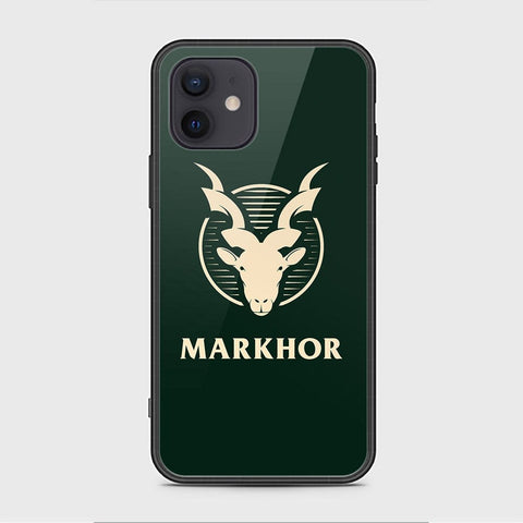 iPhone 12 Mini Cover - Markhor Series - HQ Ultra Shine Premium Infinity Glass Soft Silicon Borders Case