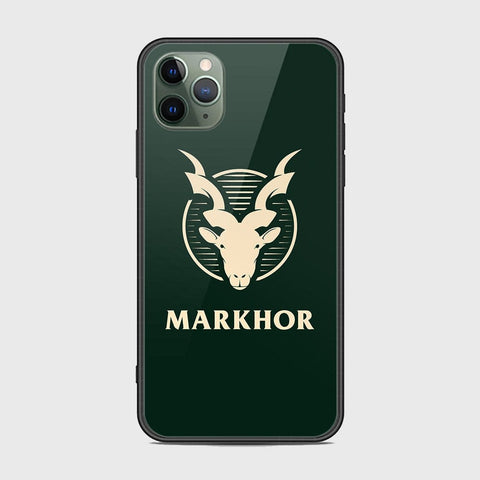 iPhone 11 Pro Max Cover - Markhor Series - HQ Ultra Shine Premium Infinity Glass Soft Silicon Borders Case