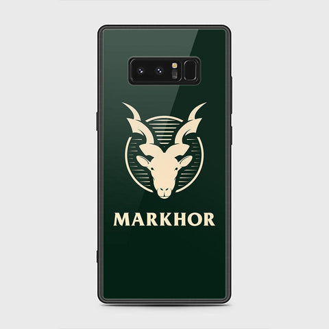 Samsung Galaxy Note 8 Cover - Markhor Series - HQ Ultra Shine Premium Infinity Glass Soft Silicon Borders Case