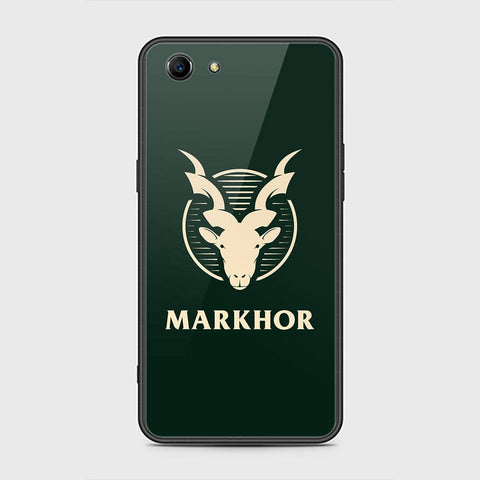 Oppo A1 Cover - Markhor Series - HQ Ultra Shine Premium Infinity Glass Soft Silicon Borders Case