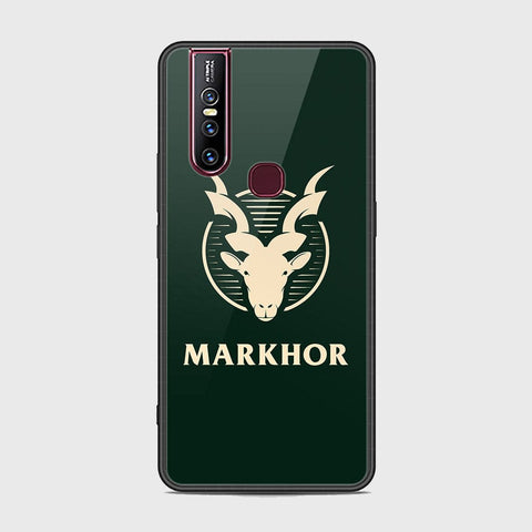 Vivo V15 Cover - Markhor Series - HQ Ultra Shine Premium Infinity Glass Soft Silicon Borders Case