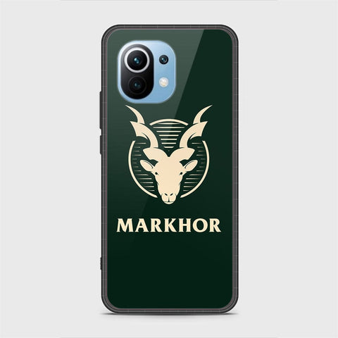 Xiaomi Mi 11 Cover - Markhor Series - HQ Ultra Shine Premium Infinity Glass Soft Silicon Borders Case