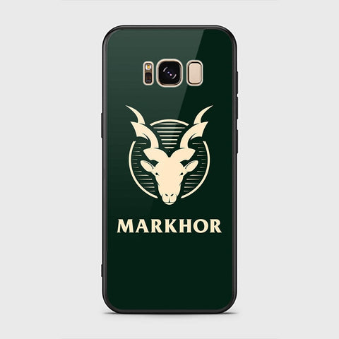 Samsung Galaxy S8 Cover - Markhor Series - HQ Ultra Shine Premium Infinity Glass Soft Silicon Borders Case