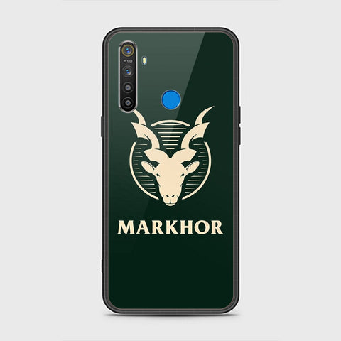 Realme 5 Cover - Markhor Series - HQ Ultra Shine Premium Infinity Glass Soft Silicon Borders Case