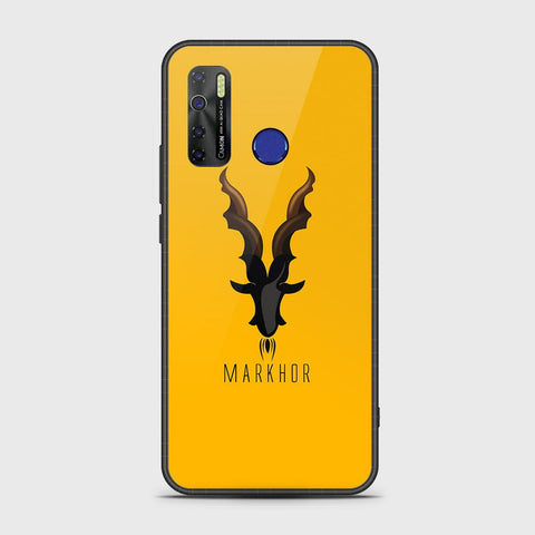 Infinix Hot 9 Pro Cover - Markhor Series - HQ Ultra Shine Premium Infinity Glass Soft Silicon Borders Case