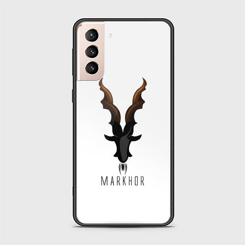 Samsung Galaxy S21 5G Cover - Markhor Series - HQ Ultra Shine Premium Infinity Glass Soft Silicon Borders Case