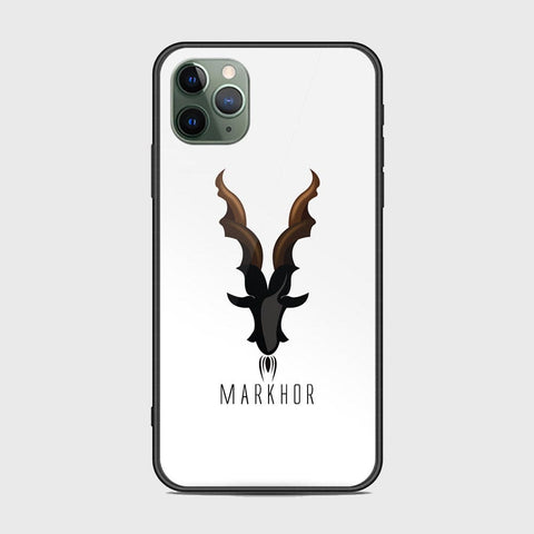 iPhone 11 Pro Max Cover - Markhor Series - HQ Ultra Shine Premium Infinity Glass Soft Silicon Borders Case