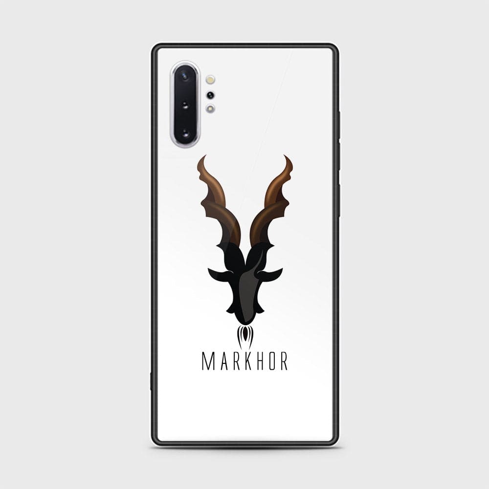 Samsung Galaxy Note 10 Plus Cover - Markhor Series - HQ Ultra Shine Premium Infinity Glass Soft Silicon Borders Case