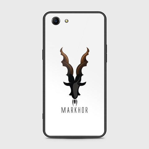 Oppo A1 Cover - Markhor Series - HQ Ultra Shine Premium Infinity Glass Soft Silicon Borders Case