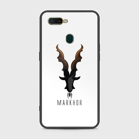 Oppo A12 Cover - Markhor Series - HQ Ultra Shine Premium Infinity Glass Soft Silicon Borders Case