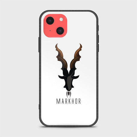 iPhone 13 Mini Cover - Markhor Series - HQ Ultra Shine Premium Infinity Glass Soft Silicon Borders Case