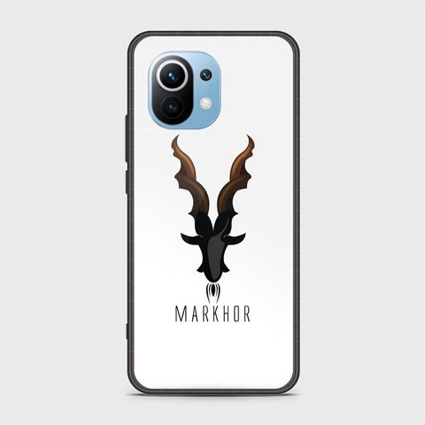 Xiaomi Mi 11 Cover - Markhor Series - HQ Ultra Shine Premium Infinity Glass Soft Silicon Borders Case