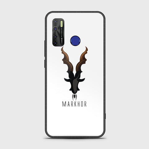 Infinix Hot 9 Pro Cover - Markhor Series - HQ Ultra Shine Premium Infinity Glass Soft Silicon Borders Case