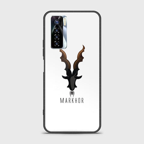 Tecno Camon 17 Pro Cover - Markhor Series - HQ Ultra Shine Premium Infinity Glass Soft Silicon Borders Case