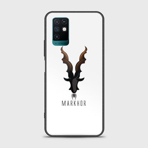 Infinix Note 10 Cover - Markhor Series - HQ Ultra Shine Premium Infinity Glass Soft Silicon Borders Case