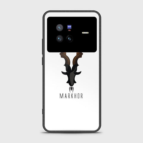 Vivo X80 Cover - Markhor Series - HQ Ultra Shine Premium Infinity Glass Soft Silicon Borders Case