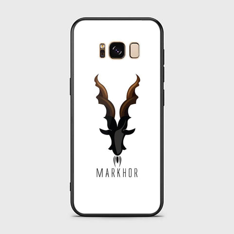 Samsung Galaxy S8 Cover - Markhor Series - HQ Ultra Shine Premium Infinity Glass Soft Silicon Borders Case