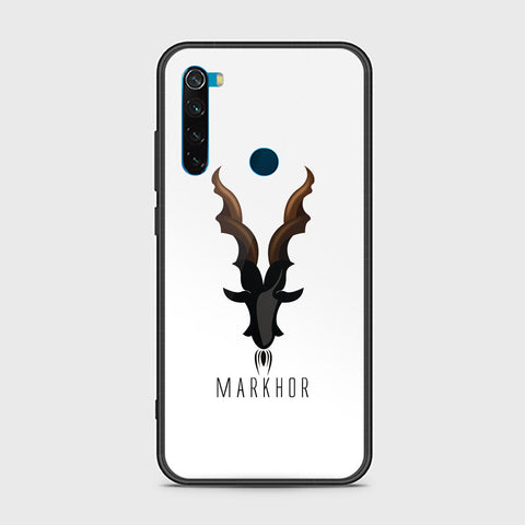 Xiaomi Redmi Note 8 Cover - Markhor Series - HQ Ultra Shine Premium Infinity Glass Soft Silicon Borders Case