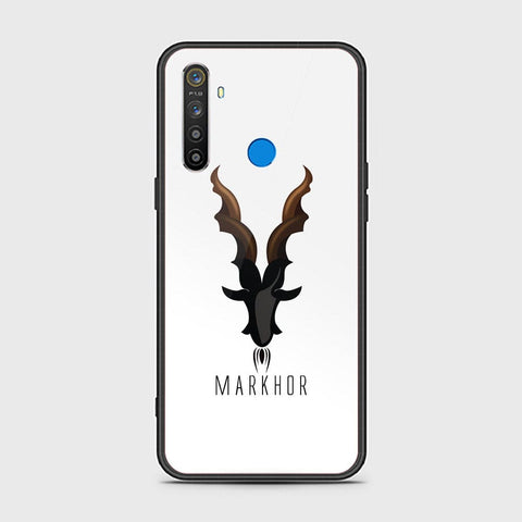 Realme 5 Cover - Markhor Series - HQ Ultra Shine Premium Infinity Glass Soft Silicon Borders Case