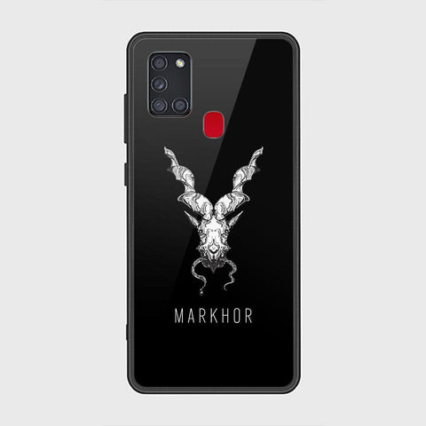 Samsung Galaxy A21s Cover - Markhor Series - HQ Ultra Shine Premium Infinity Glass Soft Silicon Borders Case