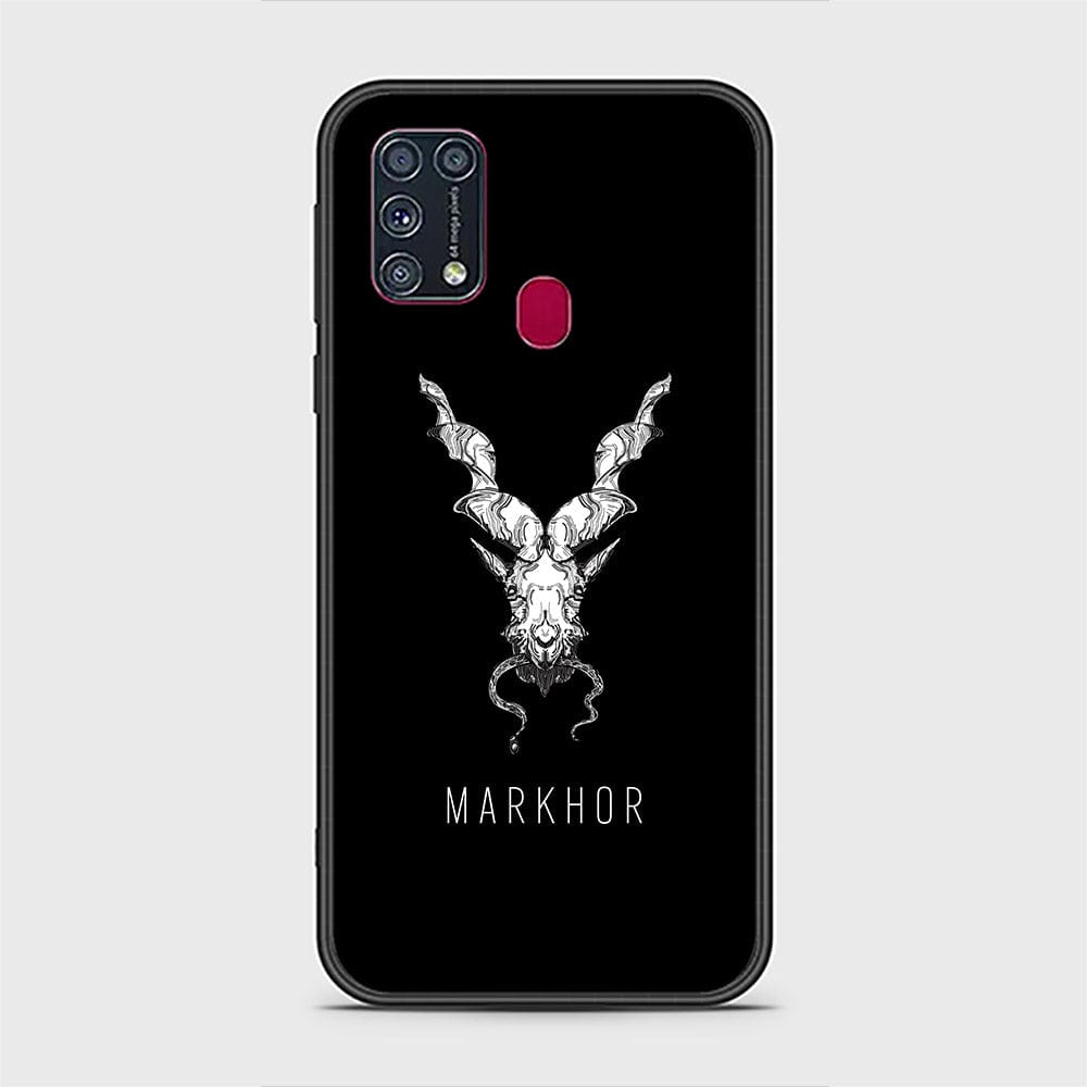 Samsung Galaxy M31 Cover - Markhor Series - HQ Ultra Shine Premium Infinity Glass Soft Silicon Borders Case (Fast Delivery)