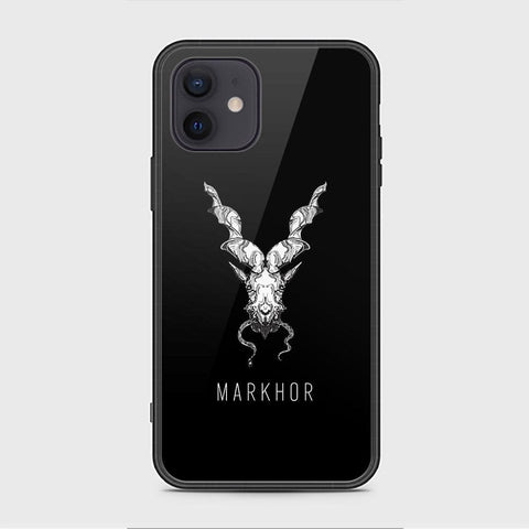 iPhone 12 Mini Cover - Markhor Series - HQ Ultra Shine Premium Infinity Glass Soft Silicon Borders Case