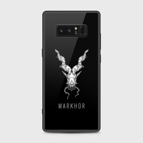 Samsung Galaxy Note 8 Cover - Markhor Series - HQ Ultra Shine Premium Infinity Glass Soft Silicon Borders Case