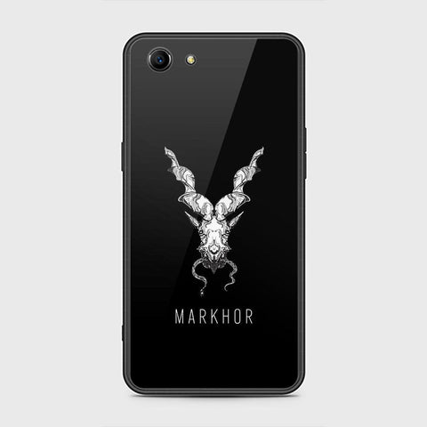 Oppo A1 Cover - Markhor Series - HQ Ultra Shine Premium Infinity Glass Soft Silicon Borders Case