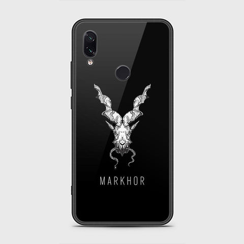 Xiaomi Redmi Note 7 Cover - Markhor Series - HQ Ultra Shine Premium Infinity Glass Soft Silicon Borders Case