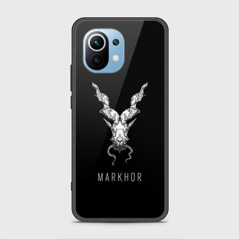 Xiaomi Mi 11 Cover - Markhor Series - HQ Ultra Shine Premium Infinity Glass Soft Silicon Borders Case