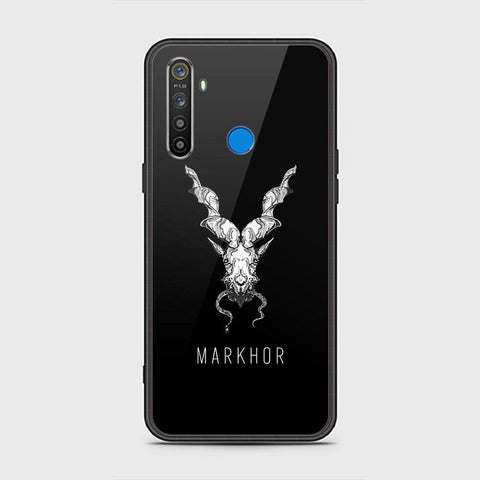 Realme 5 Cover - Markhor Series - HQ Ultra Shine Premium Infinity Glass Soft Silicon Borders Case