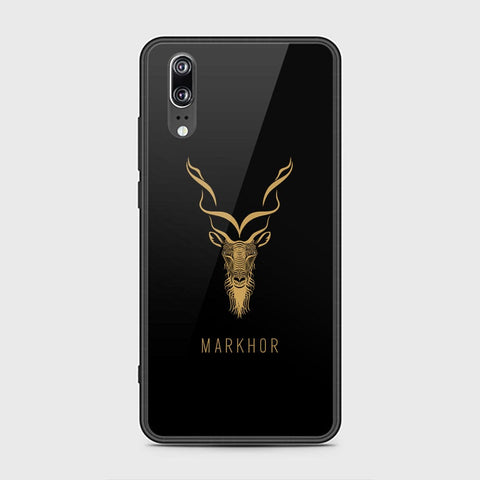 Huawei P20 Cover - Markhor Series - HQ Ultra Shine Premium Infinity Glass Soft Silicon Borders Case