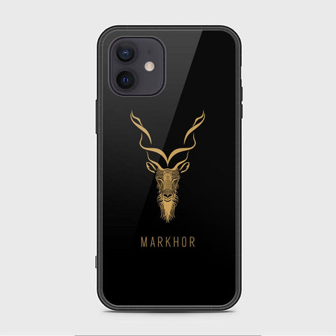 iPhone 12 Mini Cover - Markhor Series - HQ Ultra Shine Premium Infinity Glass Soft Silicon Borders Case