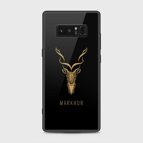 Samsung Galaxy Note 8 Cover - Markhor Series - HQ Ultra Shine Premium Infinity Glass Soft Silicon Borders Case