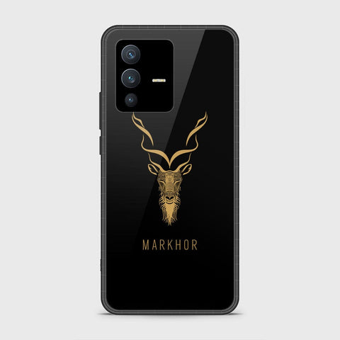 Vivo V23 5G Cover - Markhor Series - D163 - HQ Ultra Shine Premium Infinity Glass Soft Silicon Borders Case ( Fast Delivery )