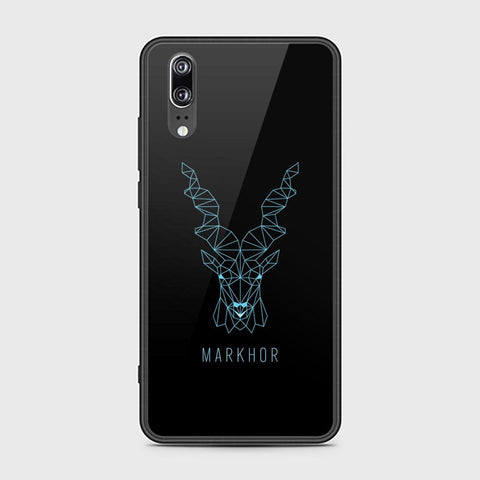 Huawei P20 Cover - Markhor Series - HQ Ultra Shine Premium Infinity Glass Soft Silicon Borders Case