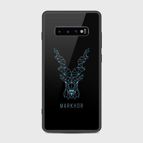 Samsung Galaxy S10 Plus Cover - Markhor Series - HQ Ultra Shine Premium Infinity Glass Soft Silicon Borders Case