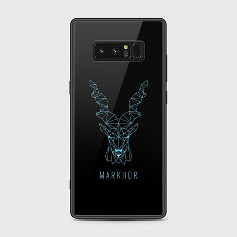 Samsung Galaxy Note 8 Cover - Markhor Series - HQ Ultra Shine Premium Infinity Glass Soft Silicon Borders Case