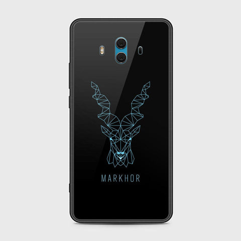 Huawei Mate 10 Cover - Markhor Series - HQ Ultra Shine Premium Infinity Glass Soft Silicon Borders Case