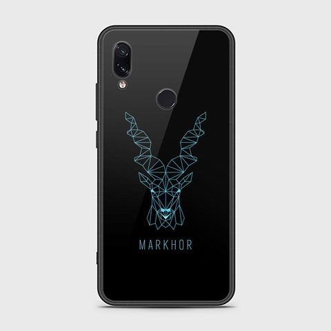 Xiaomi Redmi Note 7 Cover - Markhor Series - HQ Ultra Shine Premium Infinity Glass Soft Silicon Borders Case