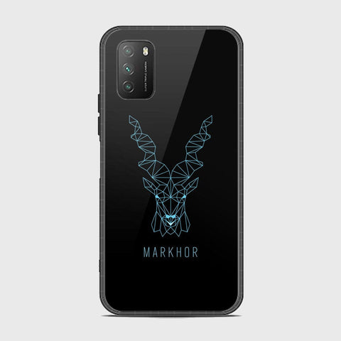 Xiaomi Poco M3 Cover - Markhor Series - HQ Ultra Shine Premium Infinity Glass Soft Silicon Borders Case