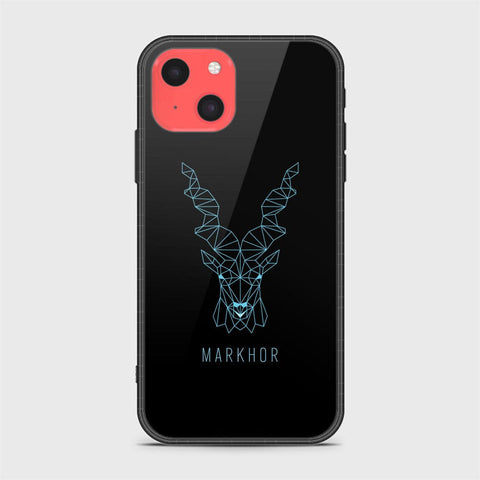 iPhone 13 Mini Cover - Markhor Series - HQ Ultra Shine Premium Infinity Glass Soft Silicon Borders Case