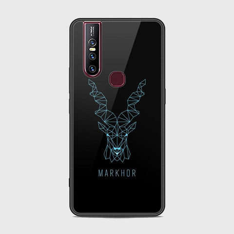 Vivo V15 Cover - Markhor Series - HQ Ultra Shine Premium Infinity Glass Soft Silicon Borders Case