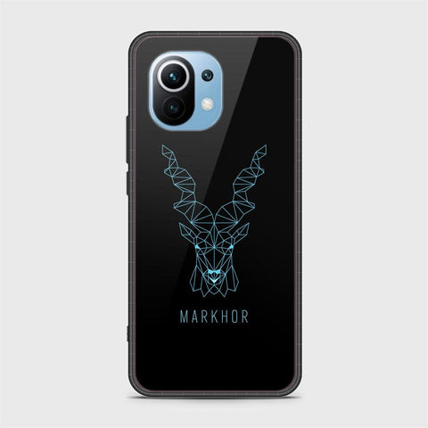 Xiaomi Mi 11 Cover - Markhor Series - HQ Ultra Shine Premium Infinity Glass Soft Silicon Borders Case