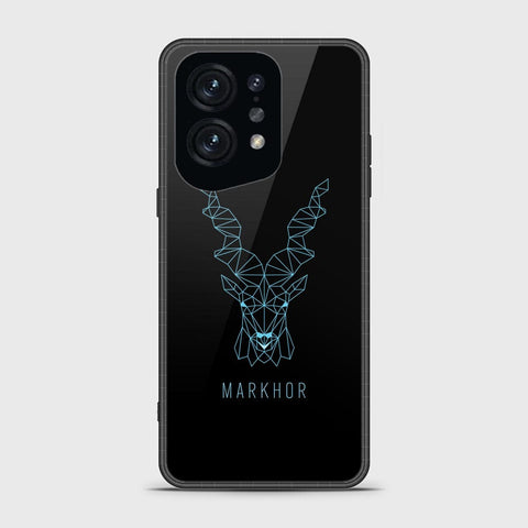 Oppo Find X5 Cover - Markhor Series - HQ Ultra Shine Premium Infinity Glass Soft Silicon Borders Case